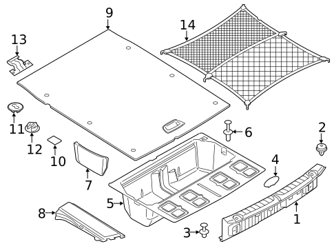 Interior Trim - Rear Body for 2015 BMW 428i xDrive Gran Coupe #0