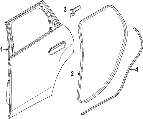 Door & Components for 2025 Mini Countryman #1