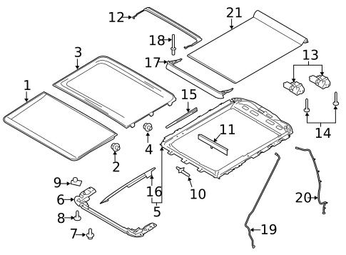 Sunroof for 2019 Ford F-250 Super Duty #0