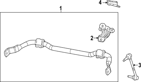 Stabilizer Bar & Components for 2025 Jeep Grand Cherokee #0