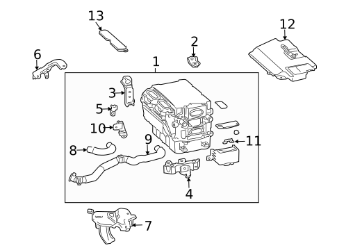 Electrical Components for 2014 Lexus LS600h #0