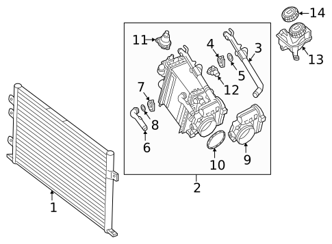 Throttle Body for 2016 Mercedes-Benz G550 #0