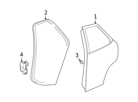Door & Components for 2011 Suzuki SX4 #0