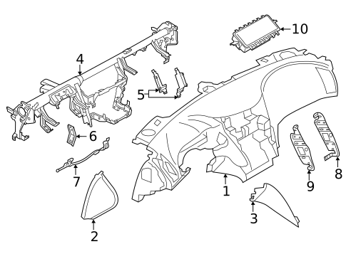 Instrument Panel for 2021 INFINITI Q60 #0