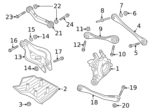 Rear Suspension for 2021 BMW Z4 #1