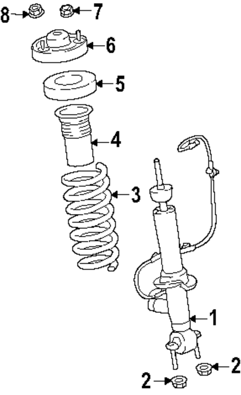 Struts & Components for 2025 Lincoln Navigator #1