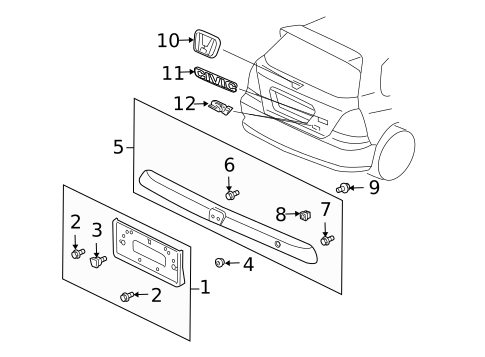 Spoiler for 2005 Honda Civic #3