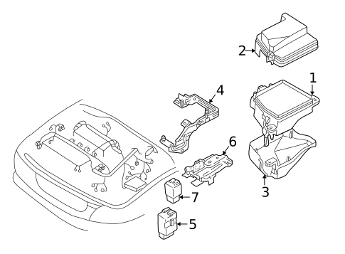 Electrical Components for 2002 Mazda Protege5 #0