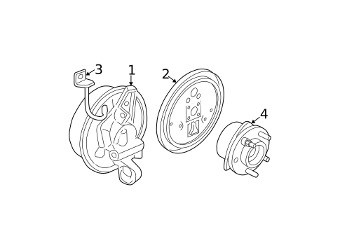 Hubs & Related Components for 2005 Chevrolet Classic #1