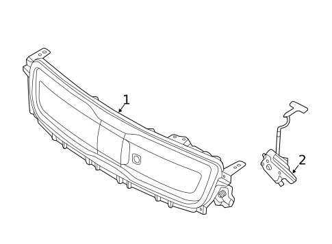 Grille & Components for 2016 Kia Soul EV #0