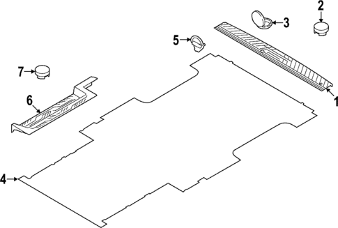 Interior Trim - Rear Body for 2025 Ford E-Transit #2
