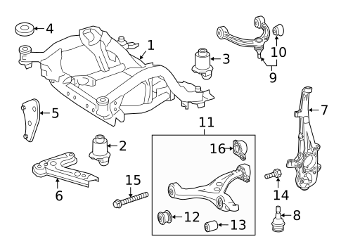 Suspension Components for 2018 Mercedes-Benz GLE63 AMG S #0