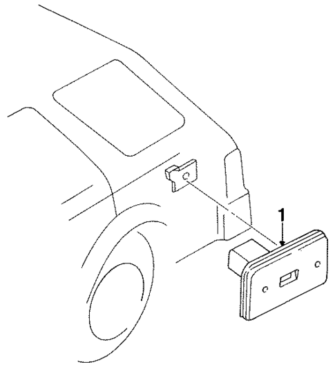 Side Marker Lamps for 1985 Nissan Maxima #1