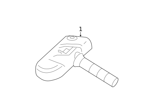 Tire Pressure Monitor Components for 2015 Volvo V60 #0