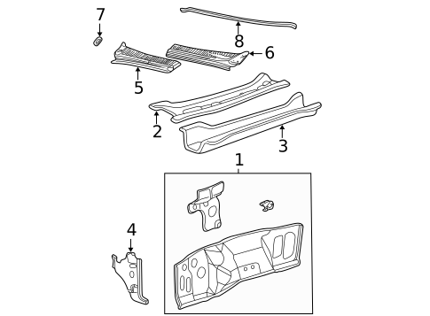 Cowl for 2006 Ford F-250 Super Duty #1