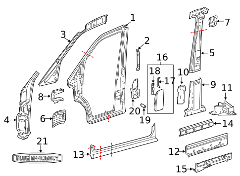Aperture Panel for 2014 Mercedes-Benz Sprinter 2500 #0