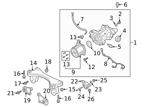 Differential for 2024 Mazda 3 #2