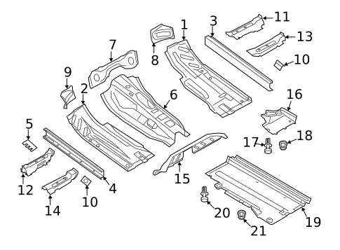 Floor & Rails for 2016 Audi allroad #0