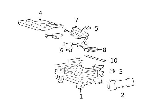 Air Bag Components for 2006 Mercury Monterey #1