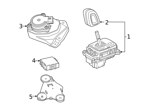 Gear Shift Control for 2019 Volvo XC40 #0