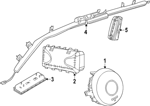 Air Bag Components for 2024 Dodge Hornet #0