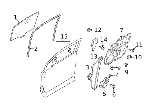 Front Door for 2009 Mazda CX-9 #0
