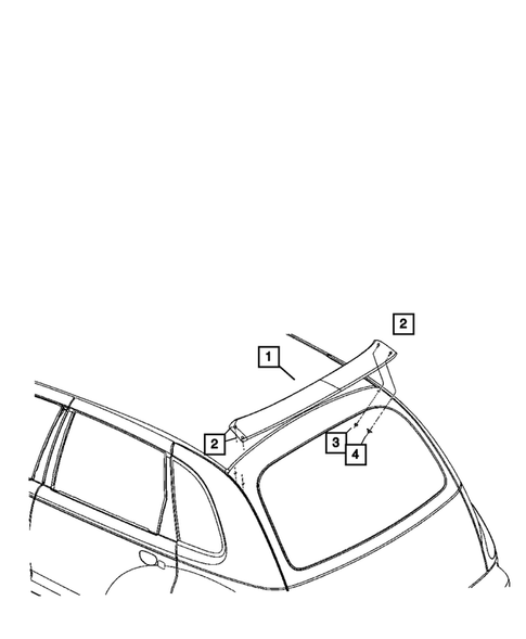 Panneau de hayon pour 2007 Chrysler PT Cruiser #3