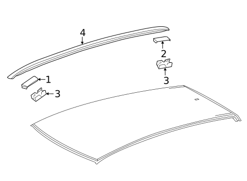 Exterior Trim - Roof for 2020 Lexus NX300h #0