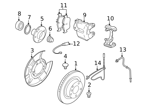 Rear Brakes for 2011 BMW 128i #0