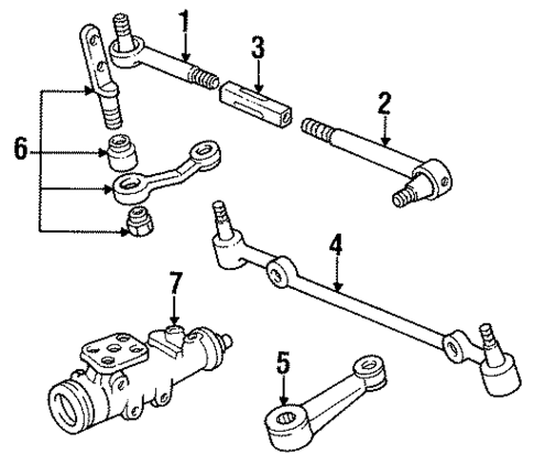 Steering Gear & Linkage for 1992 Chevrolet Camaro #1