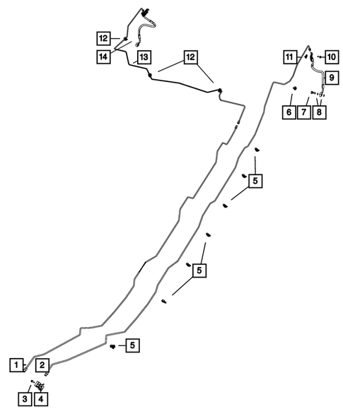 Brake Lines and Hoses for 2007 Jeep Wrangler #2