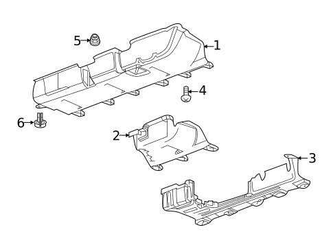Splash Shields for 2022 GMC Terrain #1