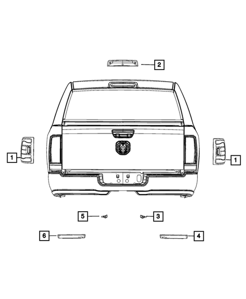 Lamps, Interior and Exterior for 2020 Ram 3500 #6