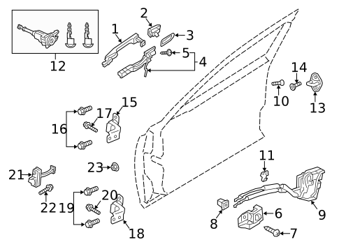 Lock & Hardware for 2018 Mazda CX-5 #5