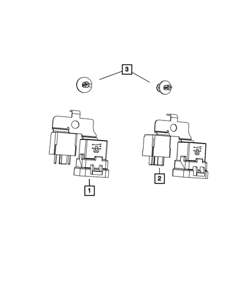 Power Distribution Center, Fuse Block, Junction Block, Relays and Fuses for 2013 Jeep Wrangler #2