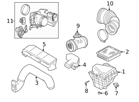 Filters for 1996 BMW Z3 #1