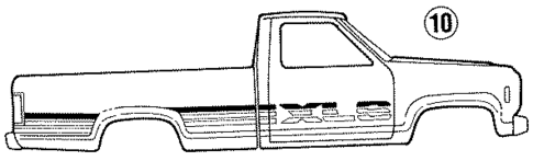 Stripe Tape for 1985 Ford Ranger #2