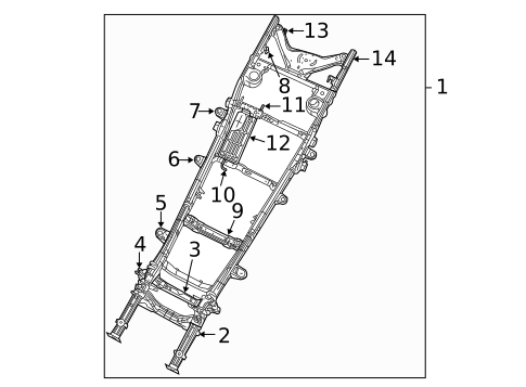 Frame & Components for 2008 Chrysler Aspen #0