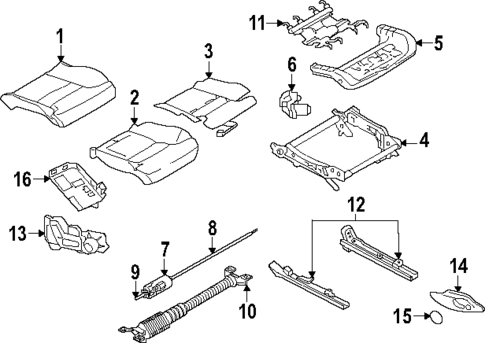 Power Seats for 2023 Volvo V60 #6