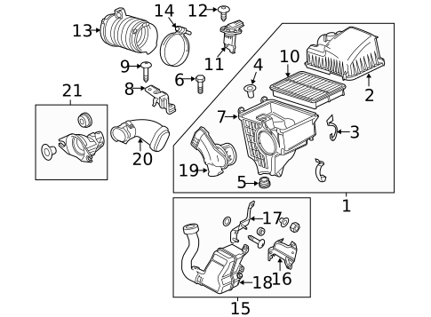 Air Intake for 2012 Mazda 3 #1
