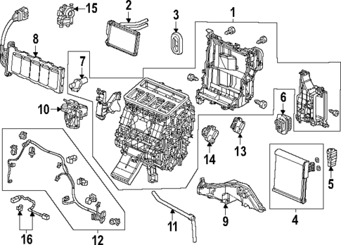 Blower Motor & Fan for 2023 Honda Accord #1