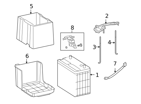 Battery for 2009 Honda Accord #1
