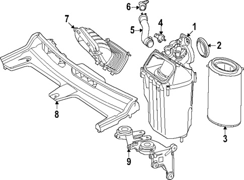 Air Intake for 2025 Mercedes-Benz GLC63 AMG S E Performance #0