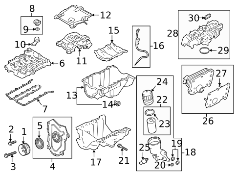Engine Parts for 2019 Land Rover Range Rover Velar #1