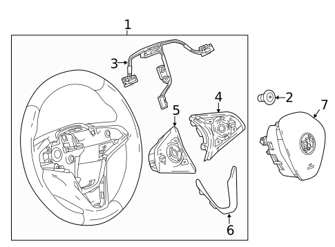 Steering Wheel & Trim for 2018 Buick Regal Sportback #0