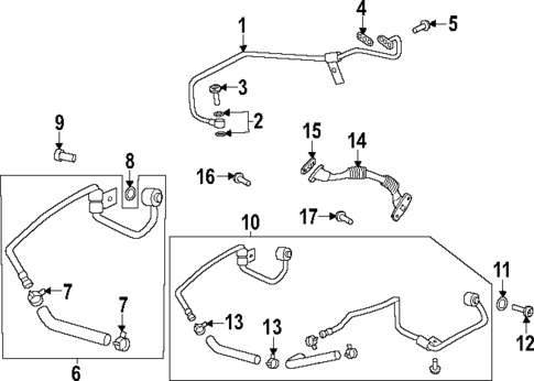 Hoses & Pipes for 2025 Genesis G90 #0