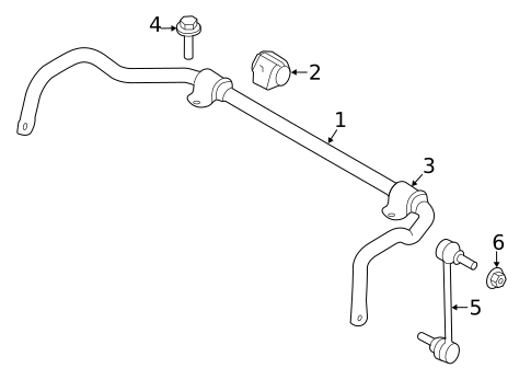 Stabilizer Bar & Components for 2022 Land Rover Range Rover Sport #1