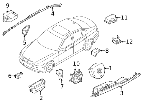 Roll Bar Components for 2011 BMW M3 #1