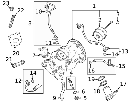 Exhaust Manifold for 2023 Audi Q7 #1