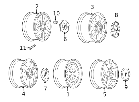 Wheels for 2004 GMC Envoy #0